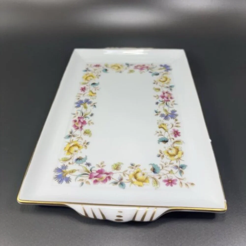 Richard Ginori‎ Italy Fine Porcelain Dish SORRENTO Dresser Rectangular Tray VTG